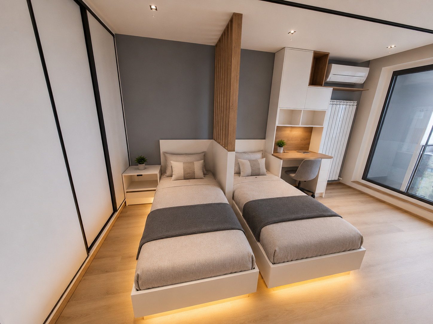 Гардероби с плъзгащи врати Lobby Design
